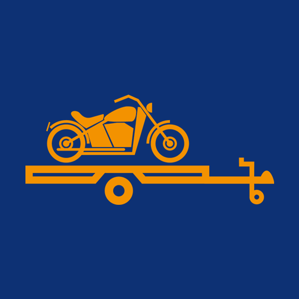 Motorradanhänger Icon